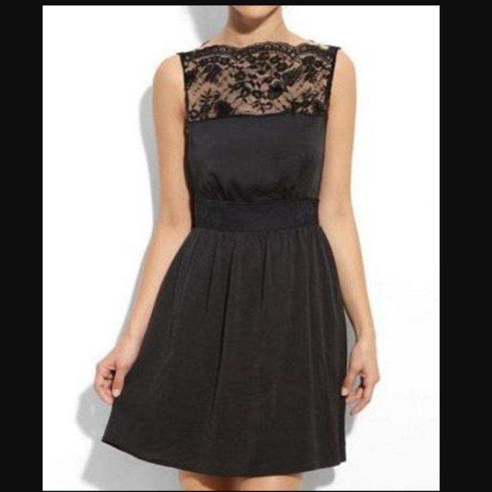 Free People | Lace Top, Open Side Cocktail Dress